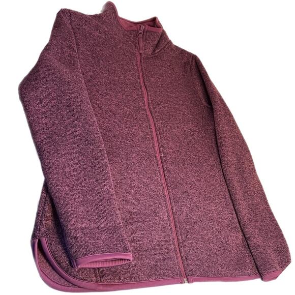 Dip Brand fleece Purple Blush Pink Jacket Sweater 100% polyester Size Large. - Picture 9 of 9